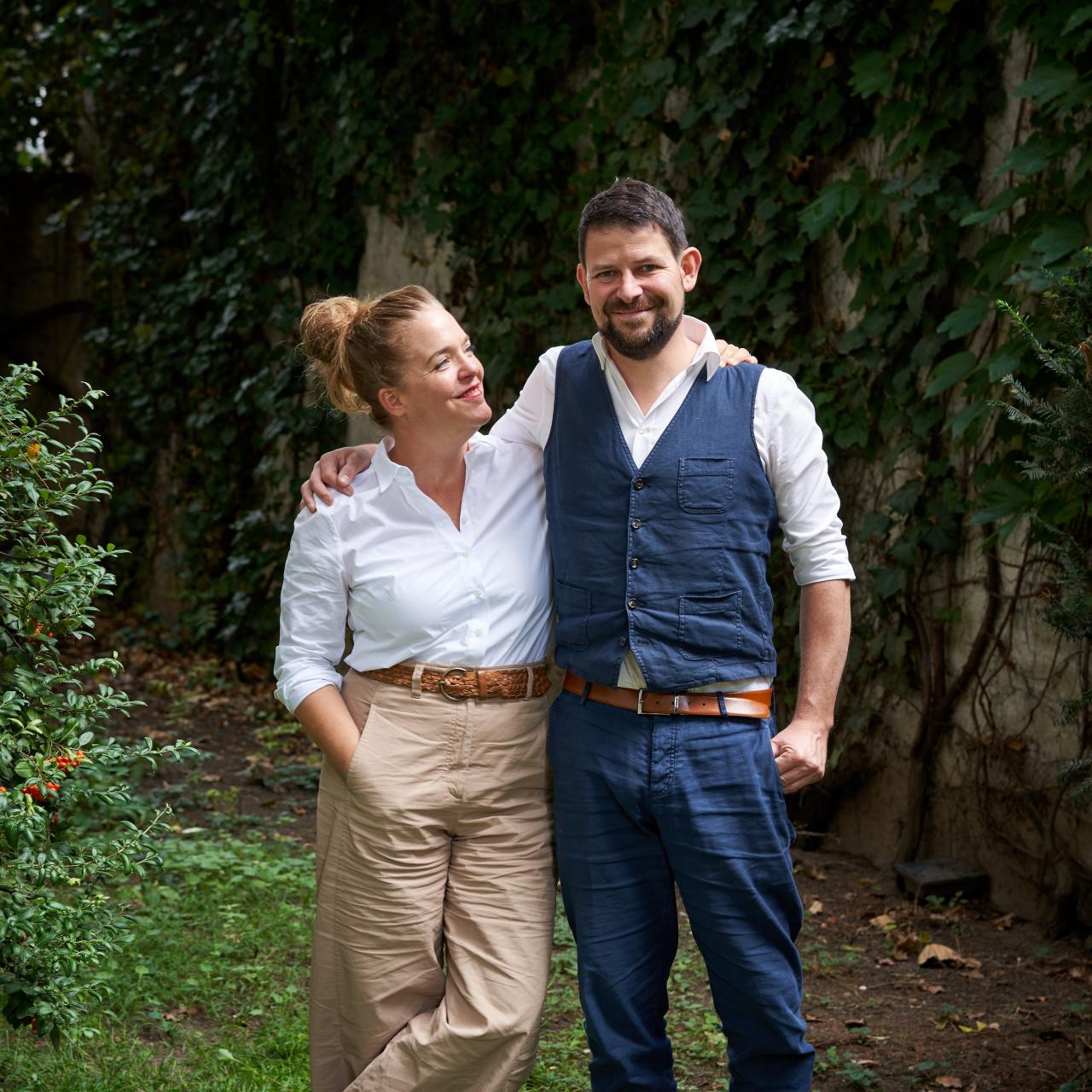 Gastgeber Verena und Georg Pastuszyn