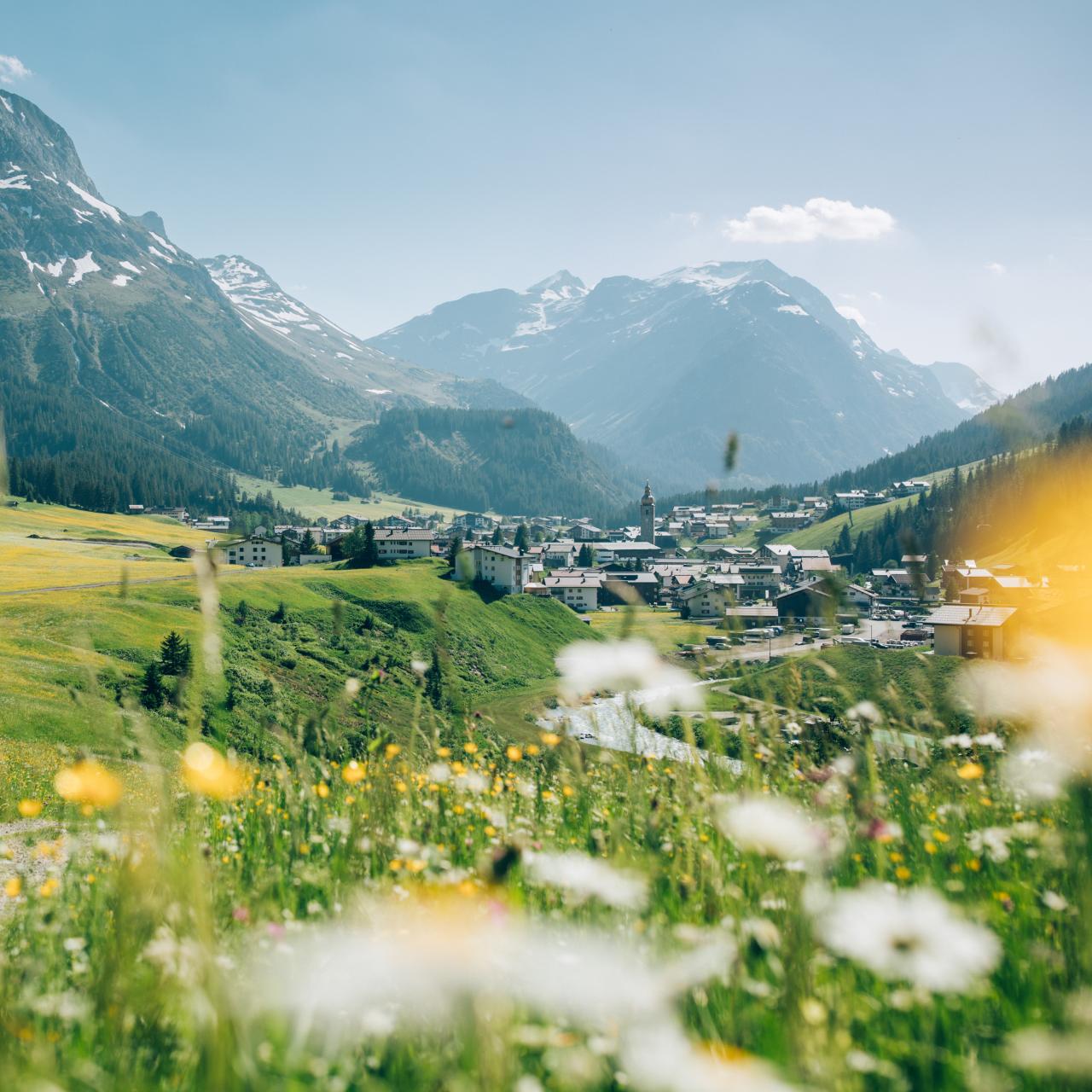 Lech Zürs am Arlberg im Sommer