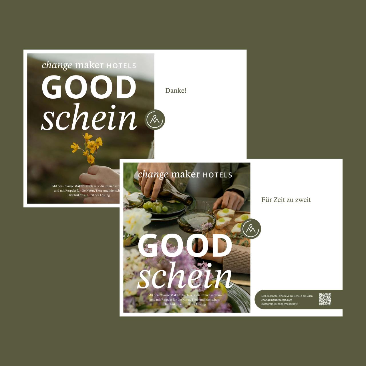 Change Maker Hotels GOODscheine