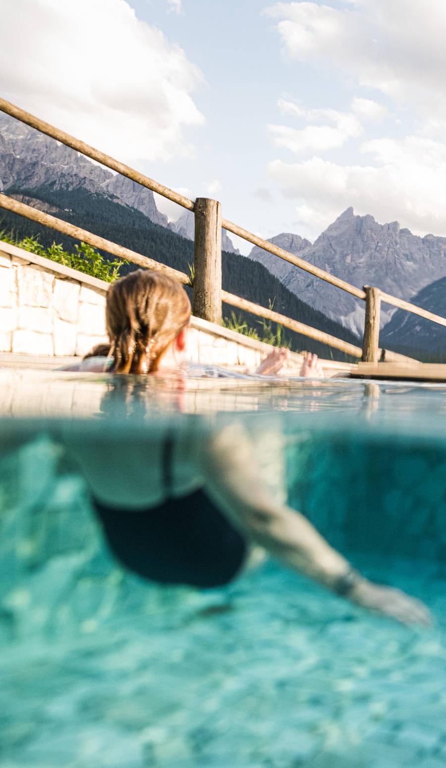 Change Maker Hotel Berghotel Sexten Pool Berge