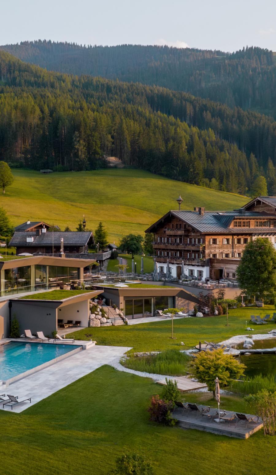 Puradies Aussenansicht in Leogang