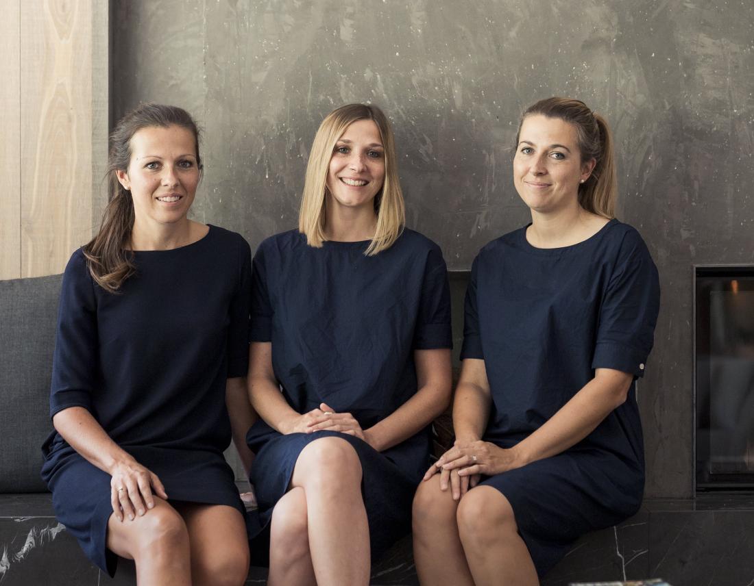 Brigitte, Christina und Daniela Aichner vom Hotel Petrus
