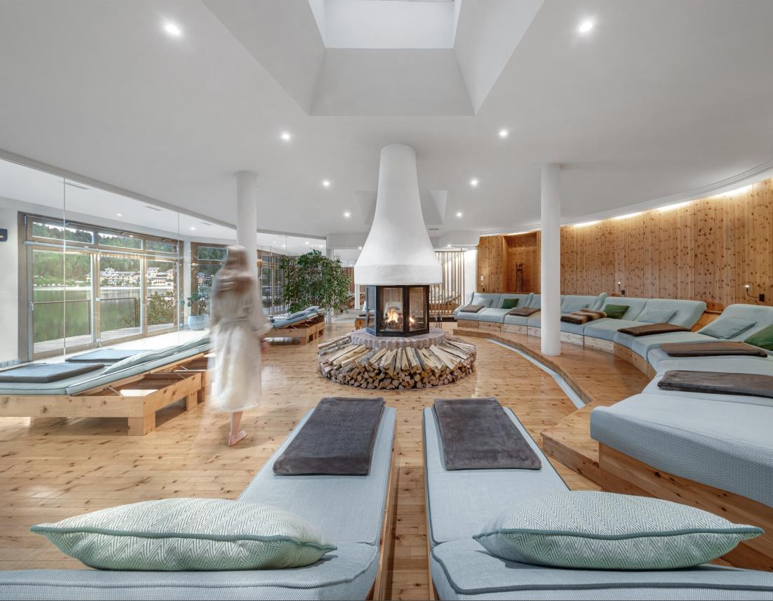 Kaminraum im Hotel Hochschober