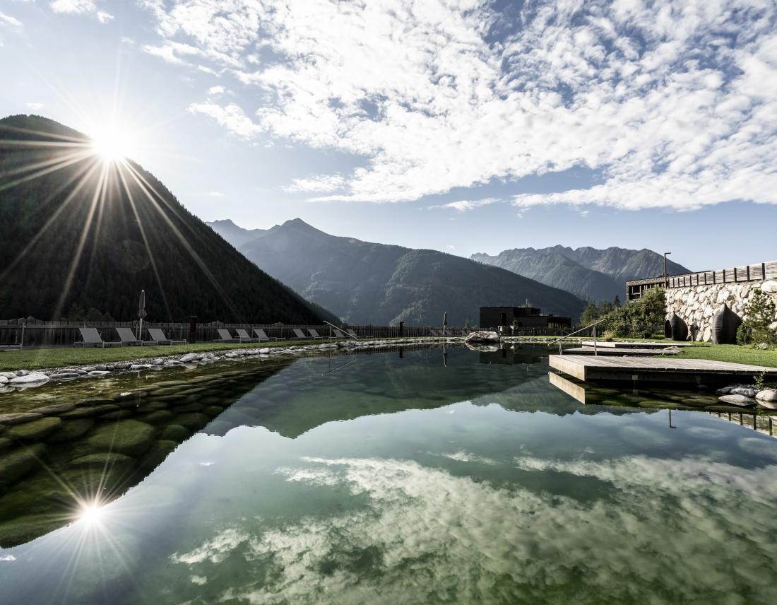 Schwimmteich im Gradonna