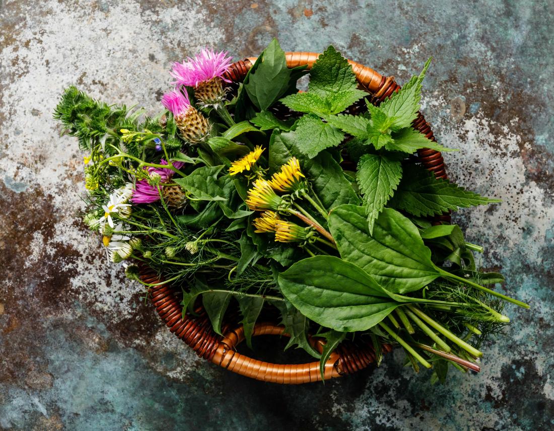 Kräuterkorb im Hotel Weiden