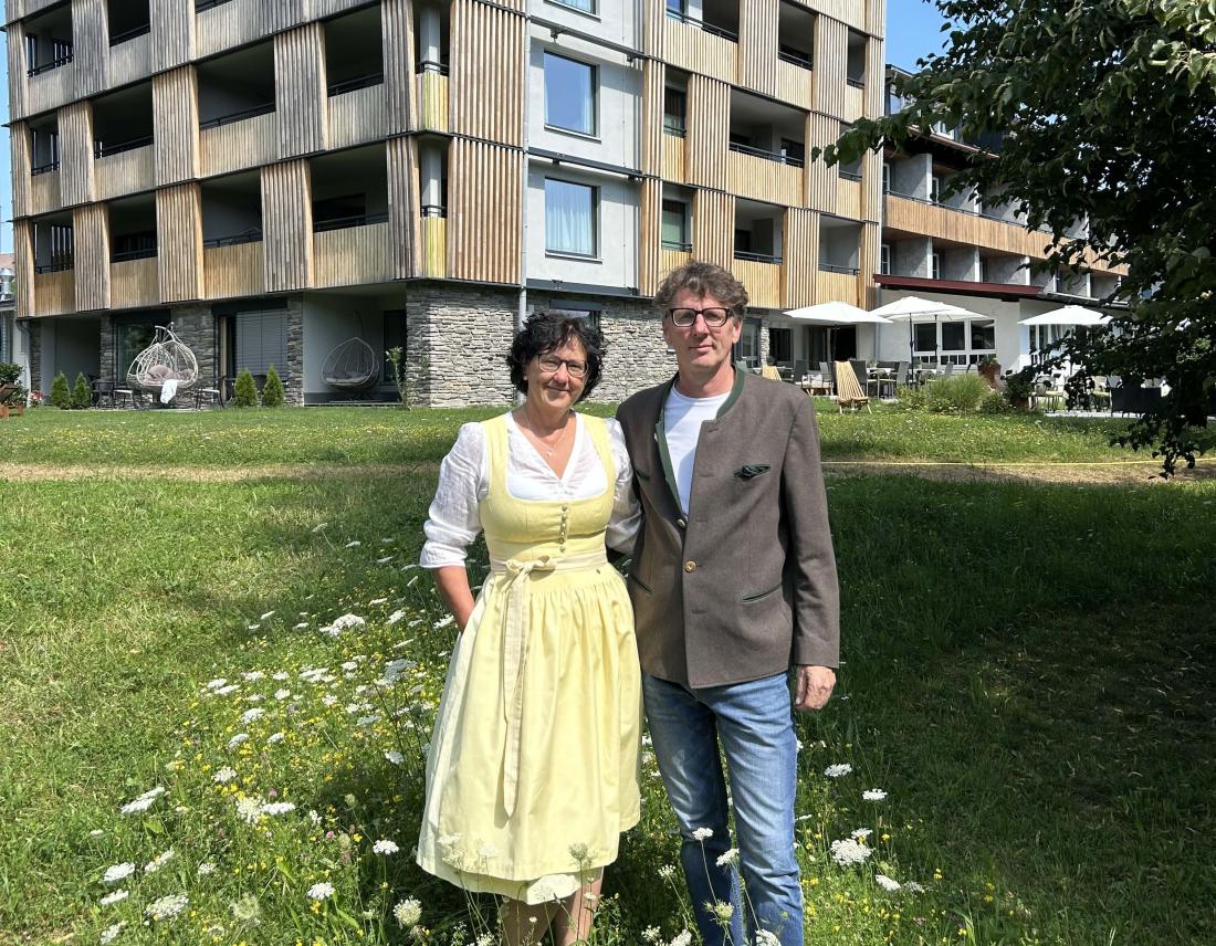 Monika und Christian Aigner vom Hotel Kronenhof