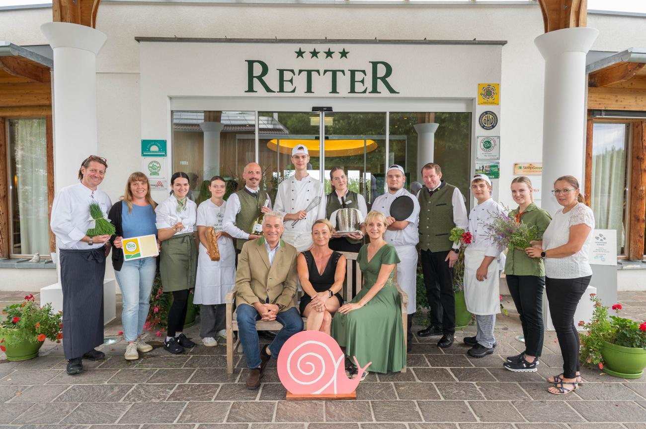 Team des Bio-Natur-Resort Retter