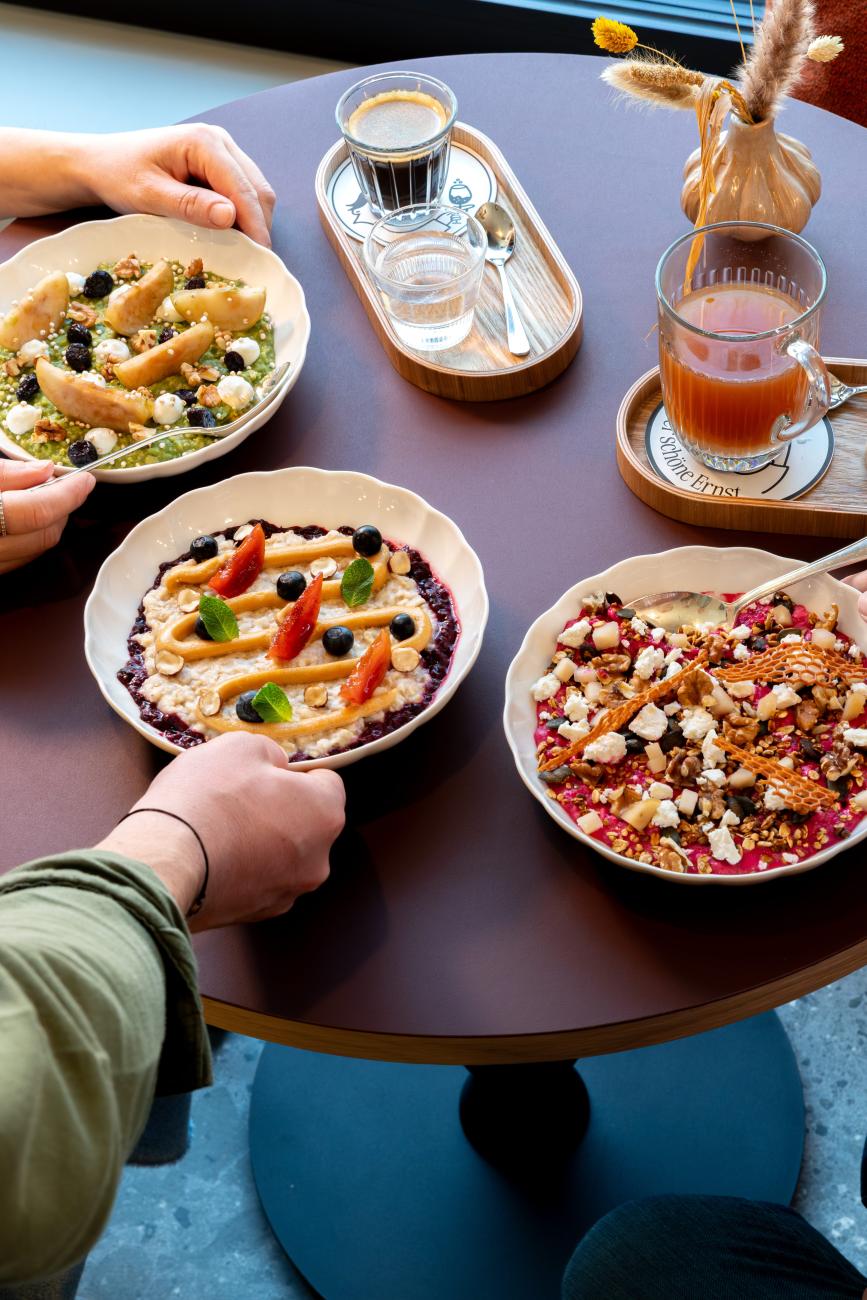 Porridge-Vielfalt im schönen Ernst