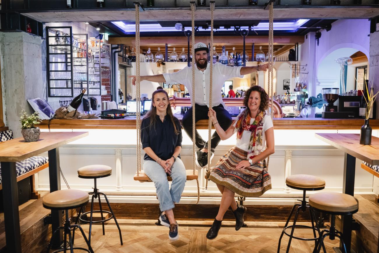 Change Maker Hotel Sendlhofer´s Lukas Sendlhofer und Martina Sendlhofer und Eva Goldmann