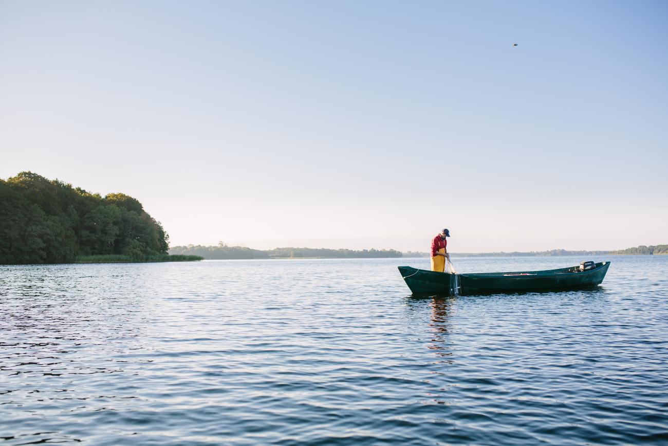 Unterwegs mit dem Fischer auf dem Schaalsee_62