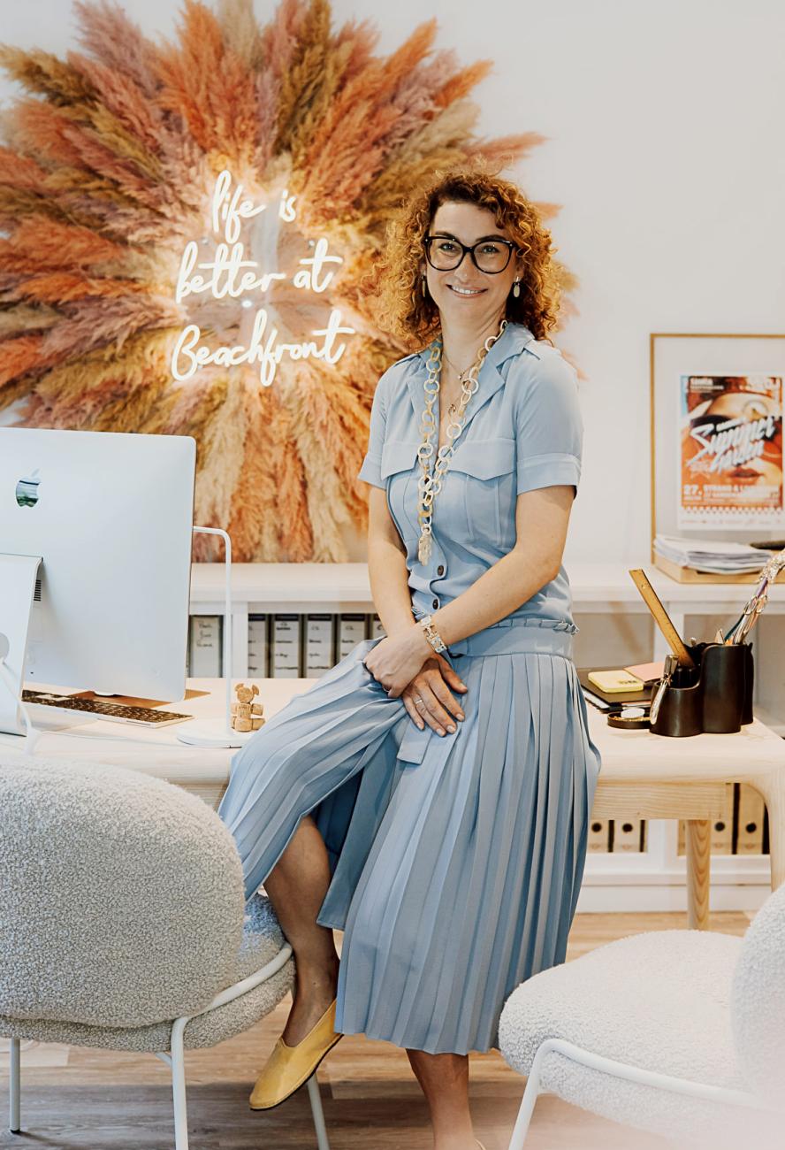 Beachfront-Ferienappartements und -häusern