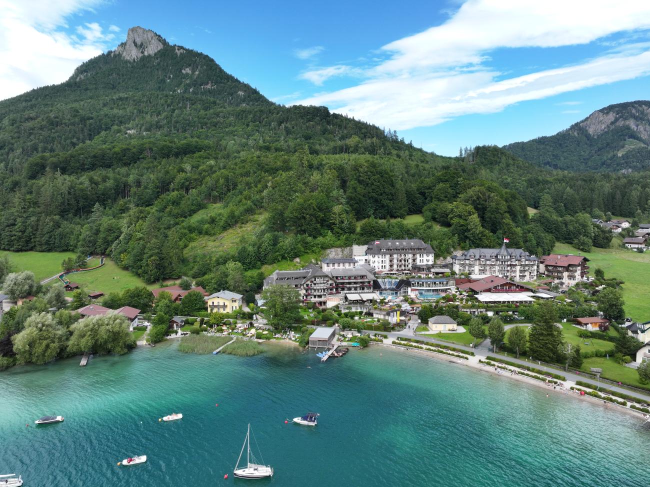 Waldhof Fuschlsee Resort See Landschaft
