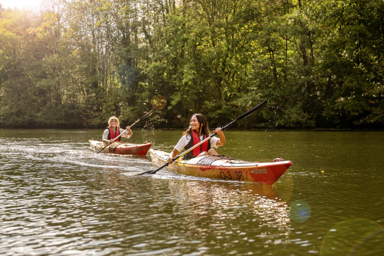 Aktiv unterwegs auf der idyllischen Lahn - Kanutour
