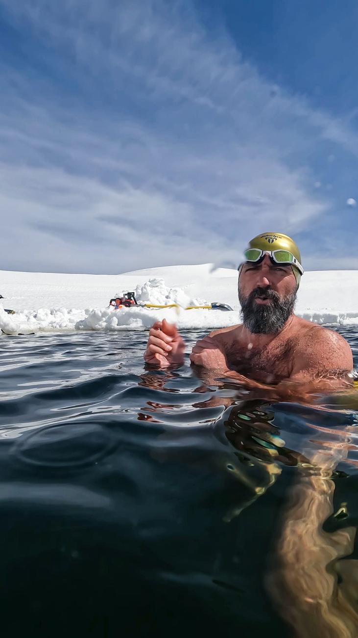 Eisschwimmer Josef Köberl