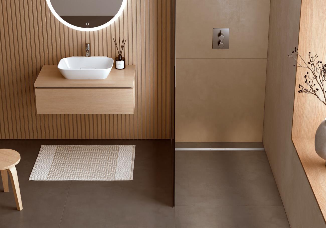 Geberit Waschbecken und Dusche Cleanline30