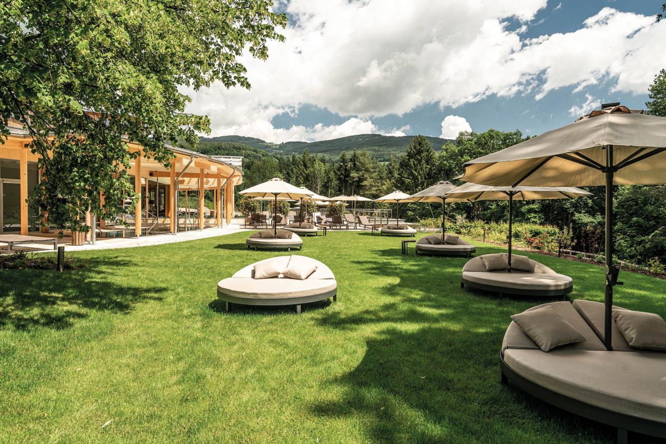 Spa-Außenbereich im Retter Bio-Natur-Resort