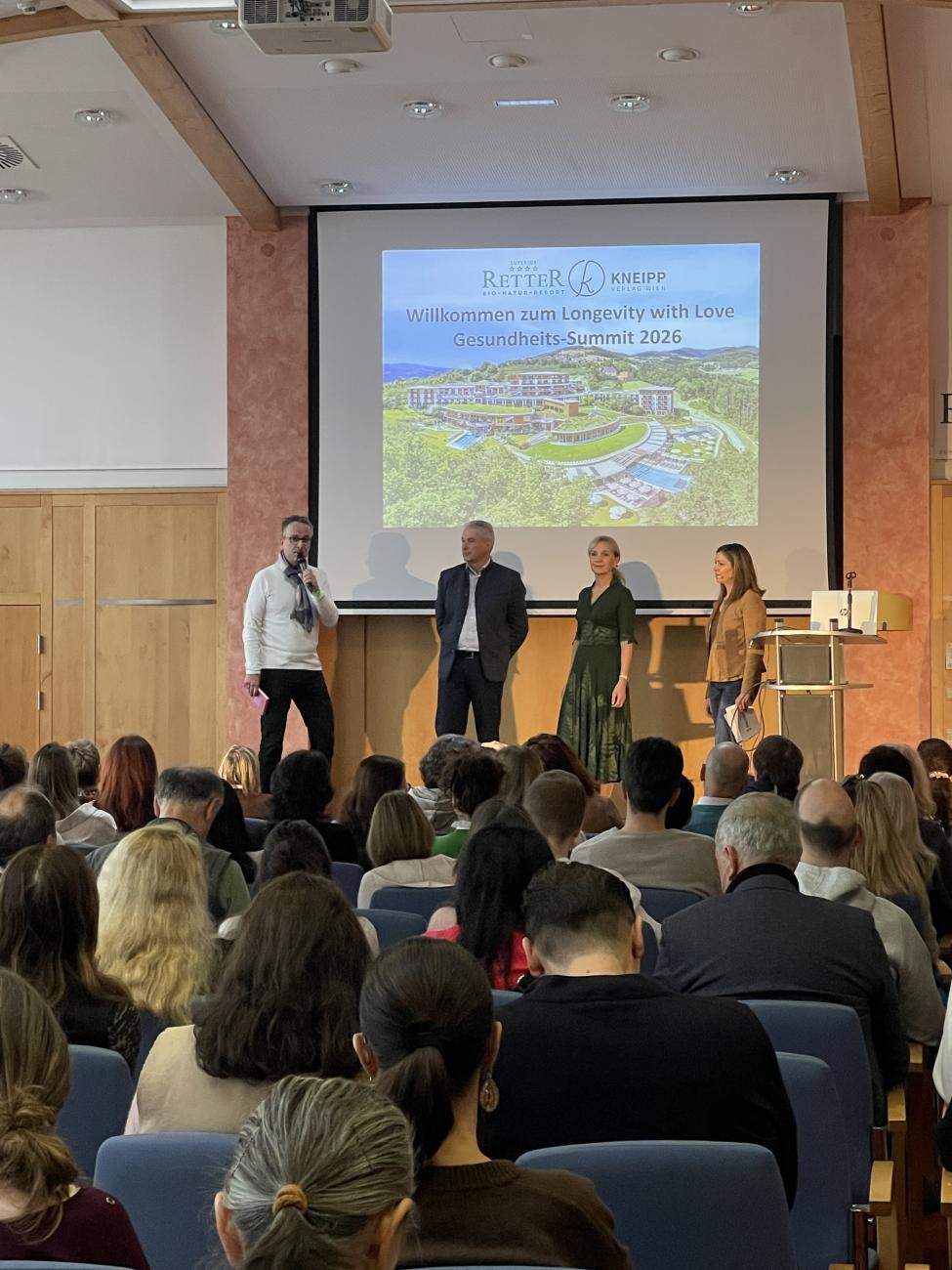 Eröffnung des ersten Longevity Summit 2026 im Retter Bio-Natur-Resort