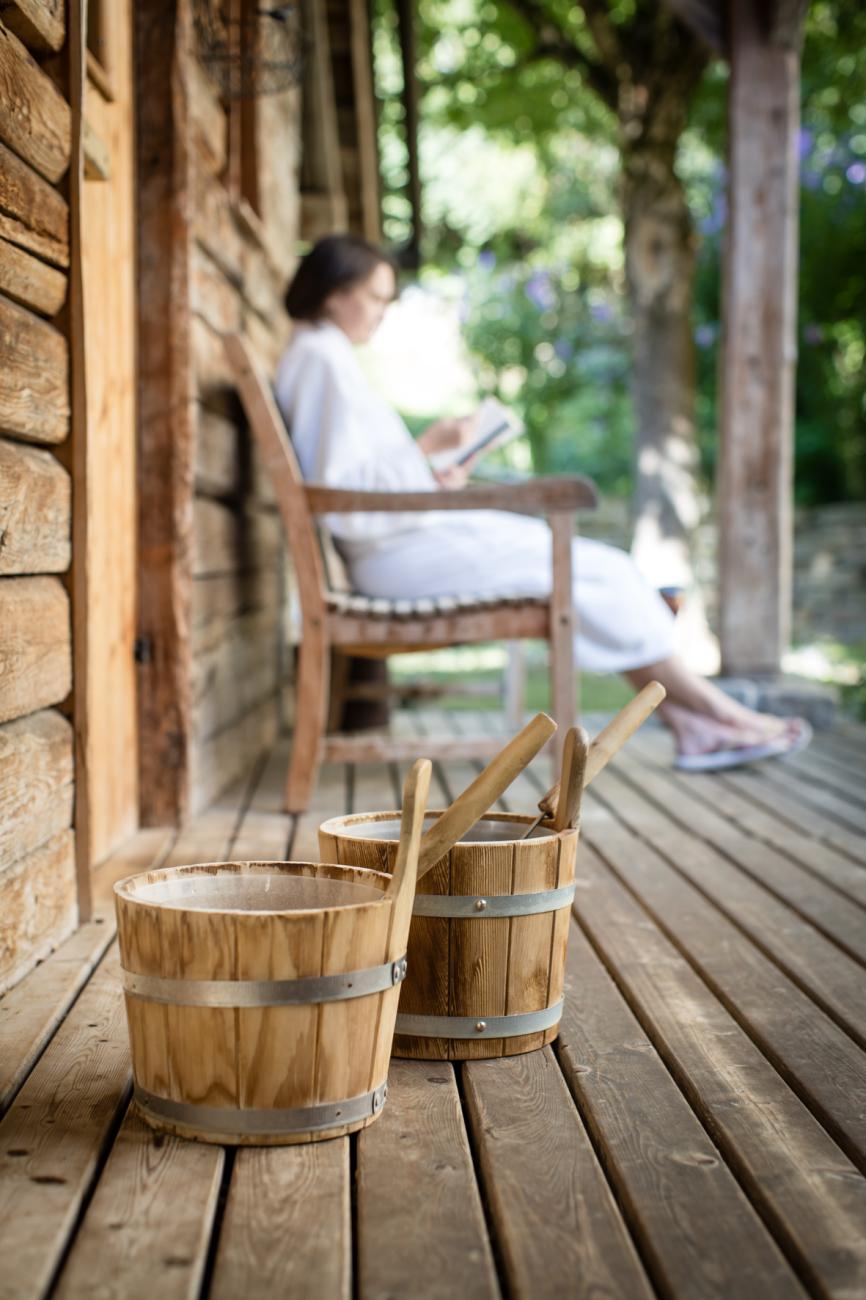 CMH RelaxResort Kothmühle Sauna Frau