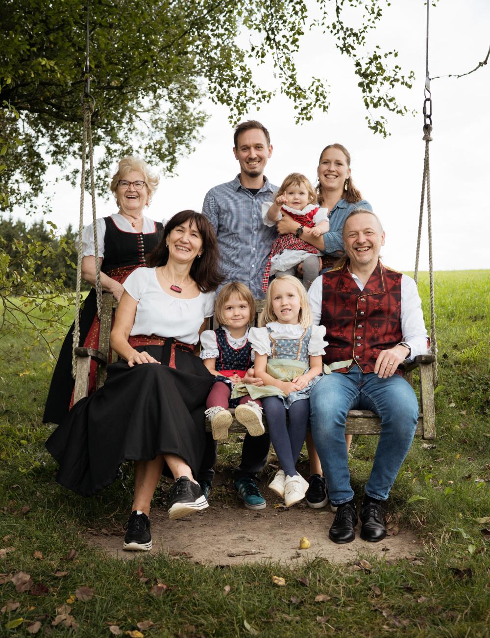 Familie Scheiblauer 4 Generationen