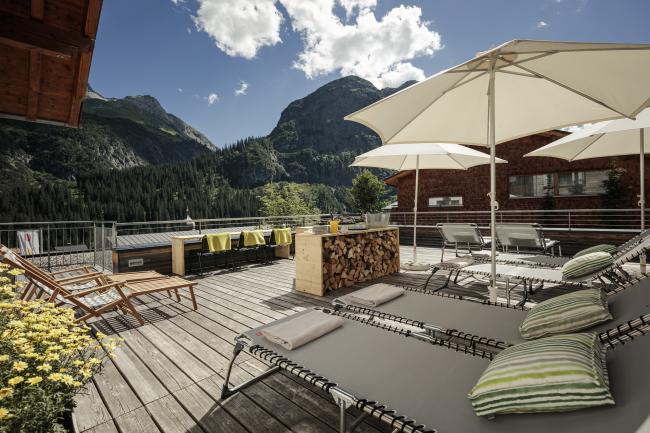 Change Maker Hotel Staefeli Arlberg Terrasse Ruhezone