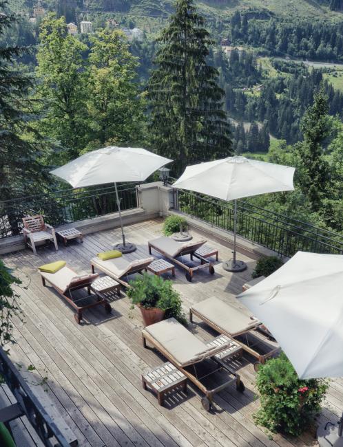 Change Maker Hotel Haus Hirt Bad Gastein Terrasse