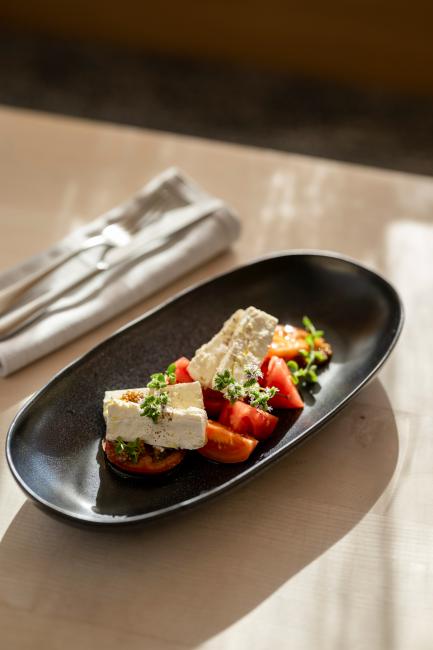 Tomate-Mozzarella in der Fuchsegg Eco Lodge