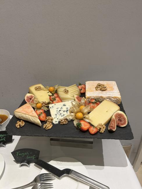 Käsebuffet im Naturresort & Spa Schindelbruch