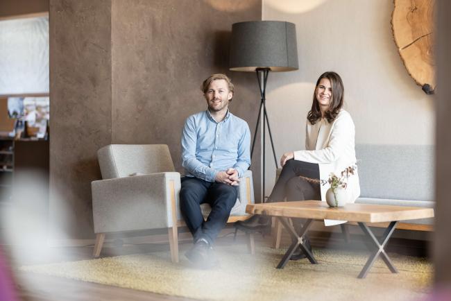 Daniel und Alessa Ganzer, Gastgeber im Naturhotel Outside