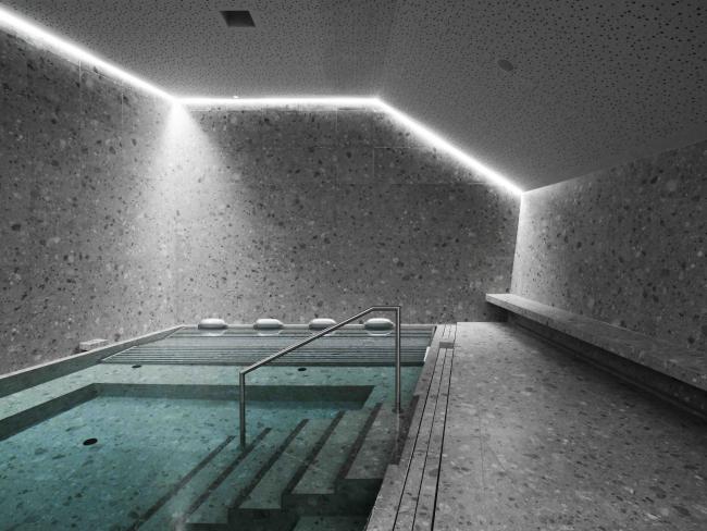 Innenpool im Naturhotel Outside