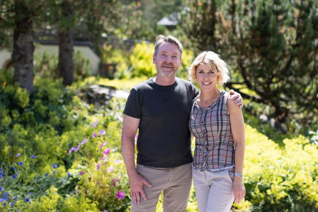 Hochschober Gastgeber Martin Klein und Karin Leeb