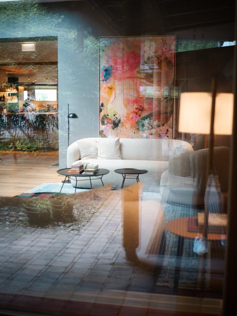 Lounge im Biohotel Daberer