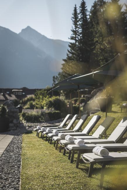 Hotel Klosterbräu Liegewiese Sommer