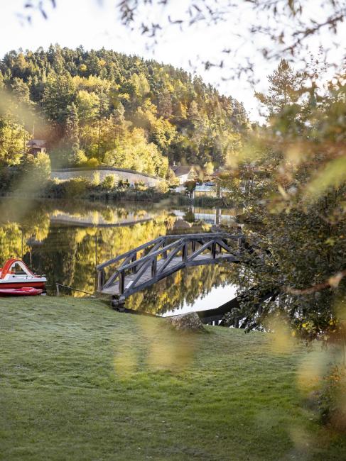 Herbst am Weihrerhof am See