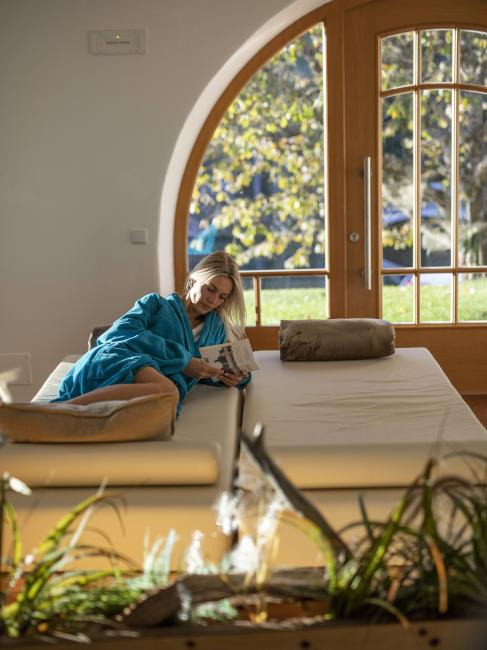 Frau im Spa im Weihrerhof