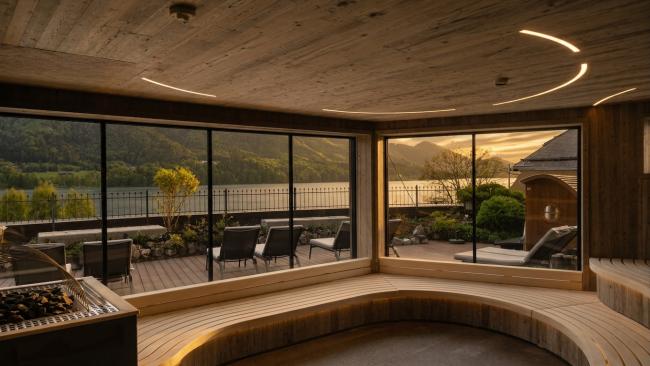 Sauna Sunset im Waldhof Fuschlsee Resort
