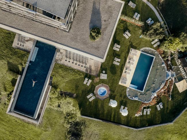 Außenspa vom Green Luxury Hotel Pfösl