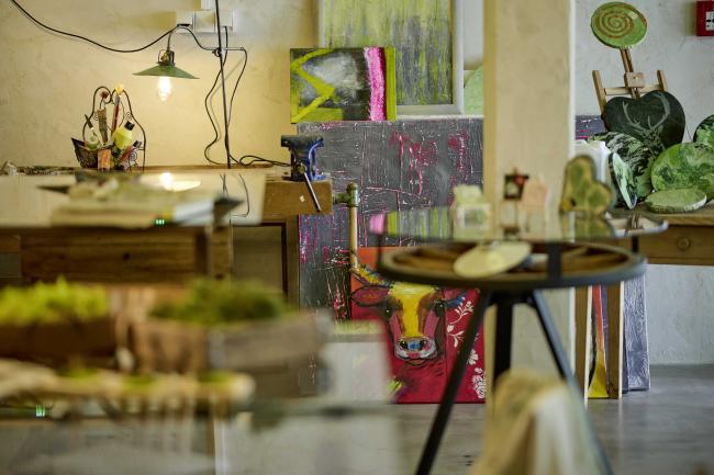 Atelier im Hotel Kronenhof