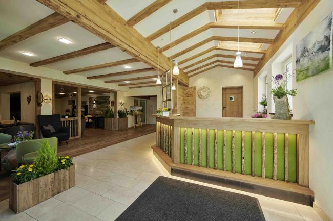 Rezeption im Hotel Kronenhof