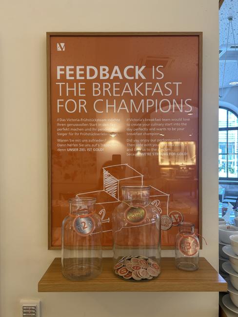 Frühstücksmission "Go for Gold" im Hotel Victoria