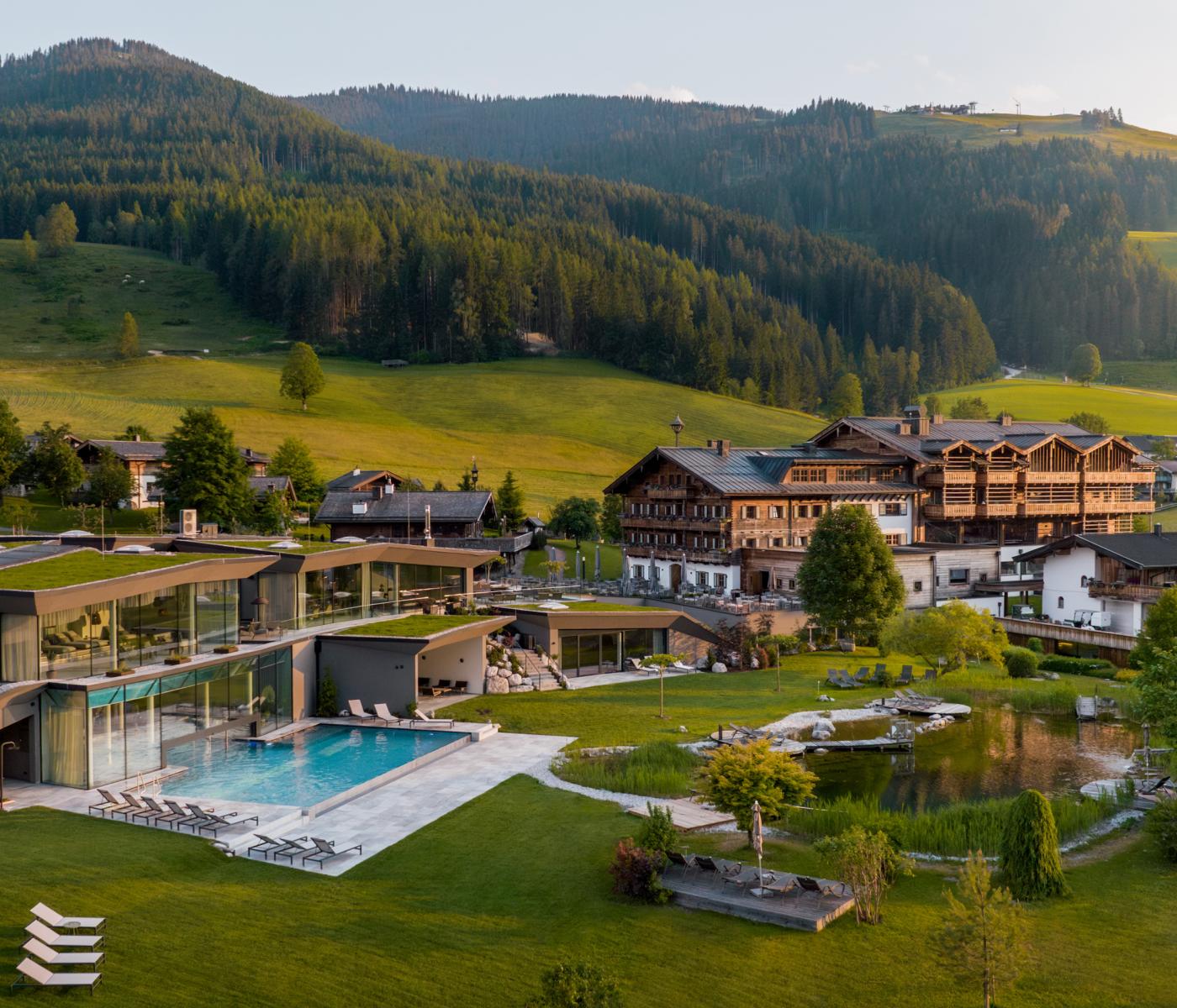 Puradies Aussenansicht in Leogang