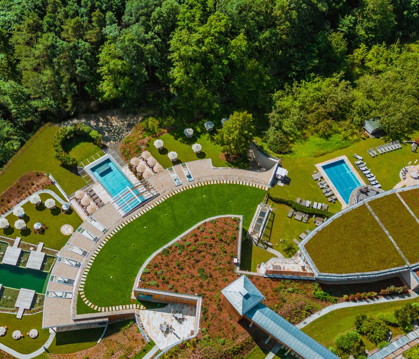 Change Maker Hotel Retter Bio Natur Resort Poellauberg Drohnenbild