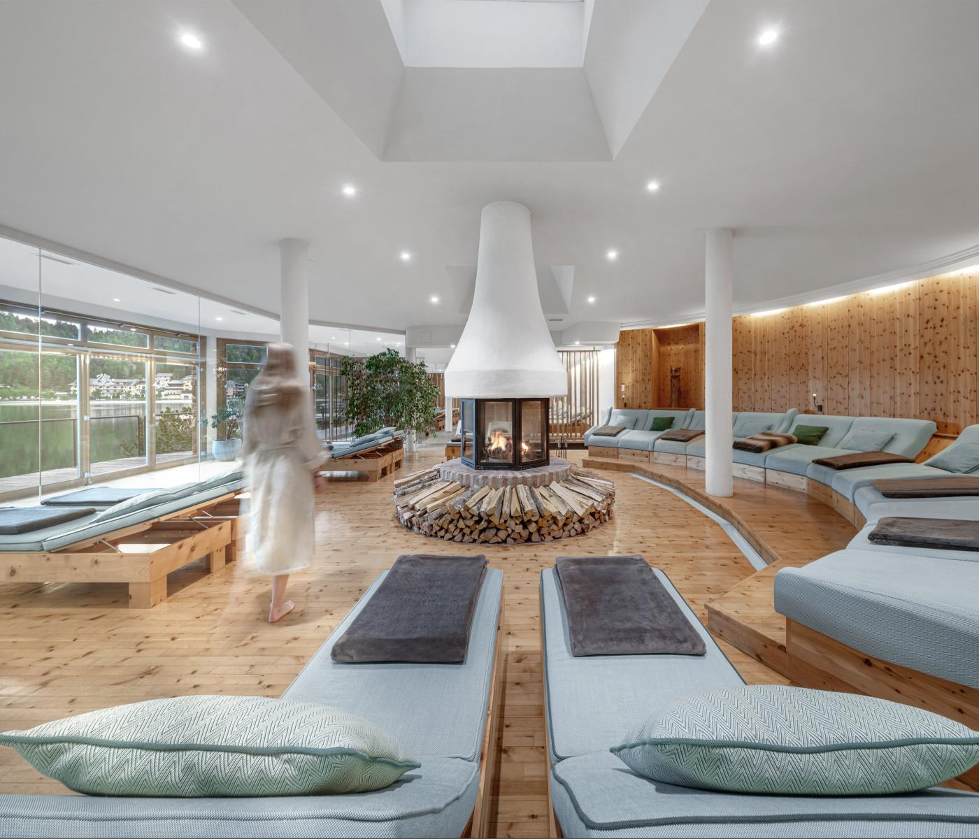 Kaminraum im Hotel Hochschober