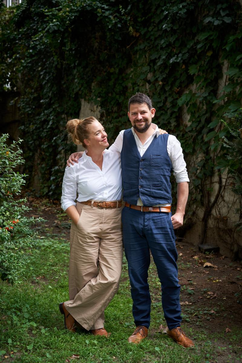 Gastgeber Verena und Georg Pastuszyn