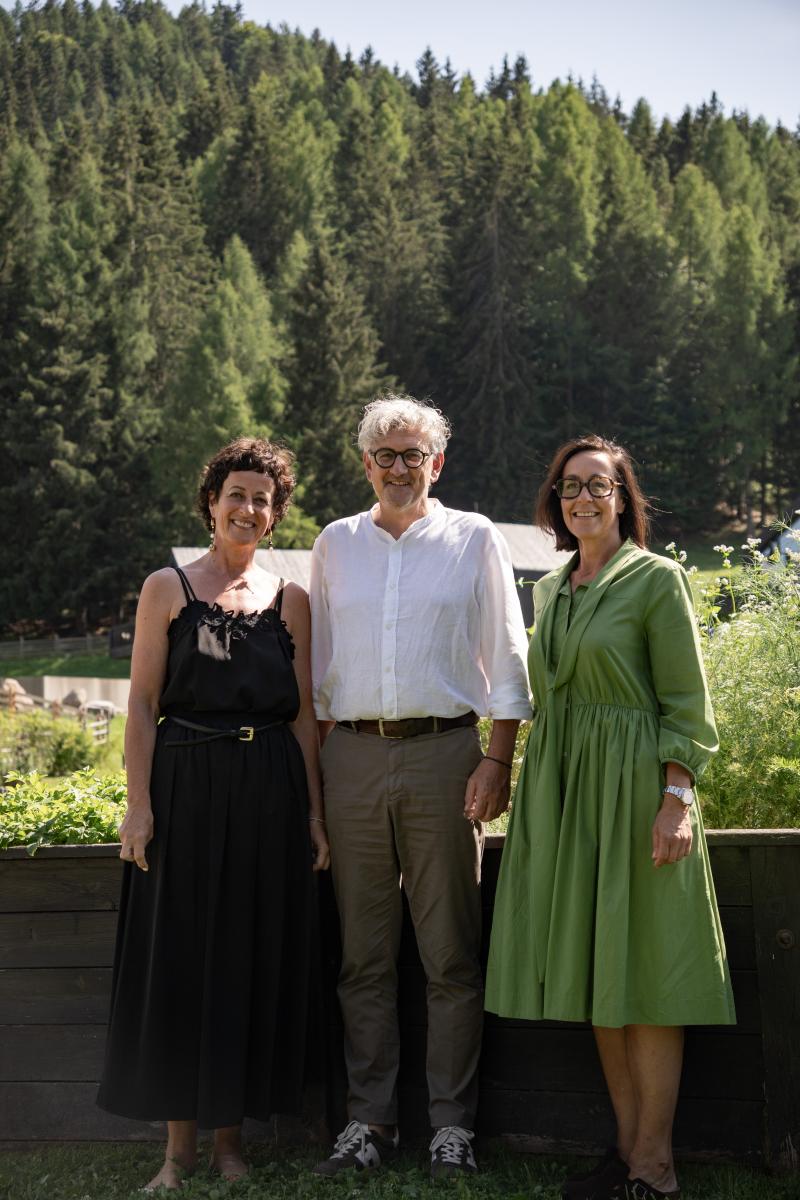 Pfösl Gastgeber Eva und Daniel Mahlknecht und Brigitte Zelger
